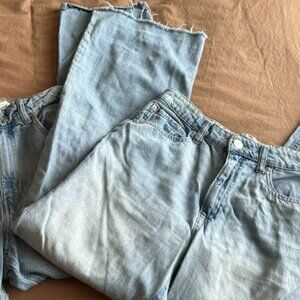 Aeropostale High Rise Wide Leg Jean